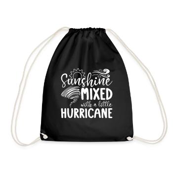 Tornadoes Sunshine Mixed With Loves Tornado Watch - Drawstring Bag - black - Front