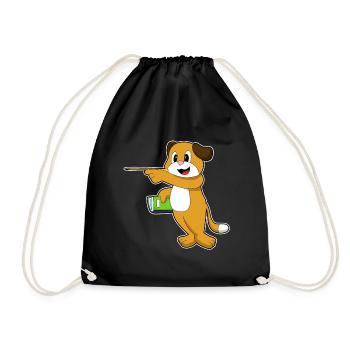 École de bâtons pointeurs pour enseignants chiens - Sac de sport léger - noir - Devant