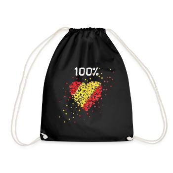 Spain Spaniard Spaniard Spanish Flag Spainfan - Drawstring Bag - black - Front