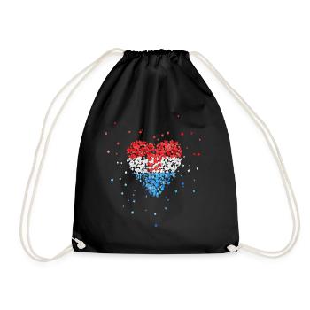 Hrvatska Croatia Croatian flag Croatian - Drawstring Bag - black - Front