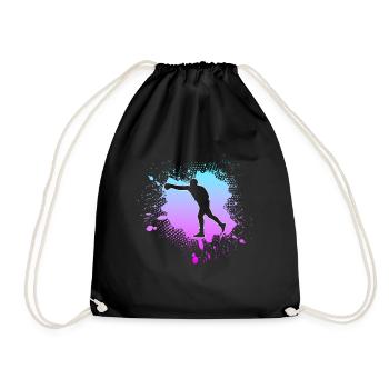 Boxing - Drawstring Bag - black - Front