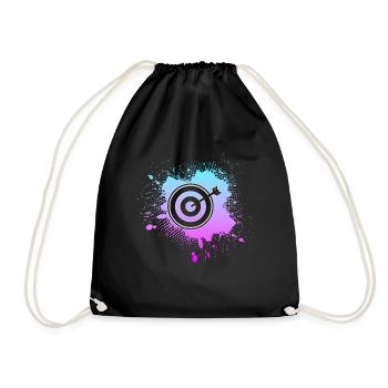 Darts - Drawstring Bag - black - Front