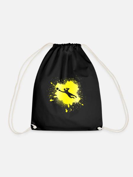 Goalkeeper - Drawstring Bag - black