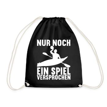 Kanupolo - Turnbeutel - Schwarz - Vorne