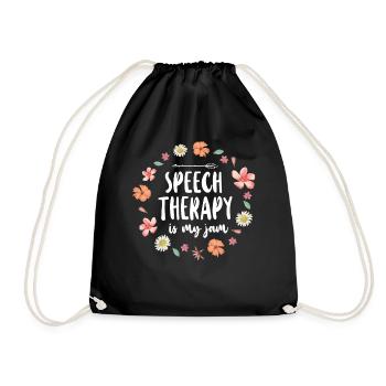 Assistant orthophoniste - Sac de sport léger - noir - Devant