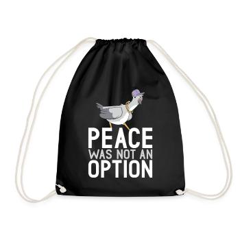 Funny Pigeon Fancier & Pigeons Whisperer Carrier Pigeon - Drawstring Bag - black - Front