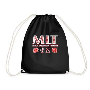 Technicien de laboratoire Médical Science de laboratoire Médical - Sac de sport léger - noir - Devant