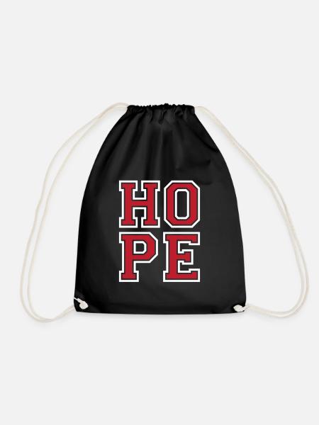 Hope - Turnbeutel - Schwarz
