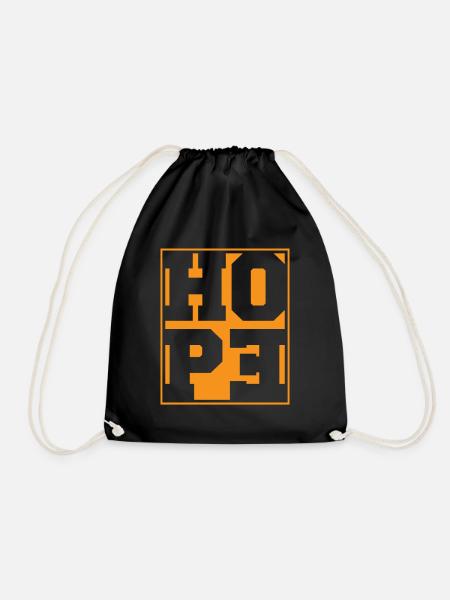 Hope - Turnbeutel - Schwarz