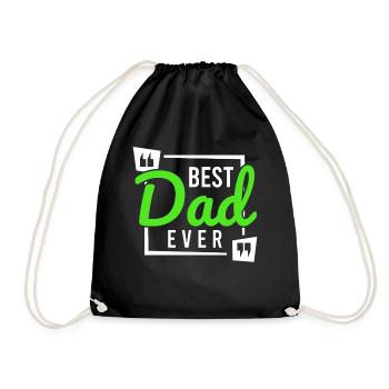 Super Dad, Daddy, Best Daddy Daddy Father's Day - Drawstring Bag - black - Front