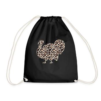 Drôles de cadeaux de Thanksgiving pour les femmes Cute Turkey - Sac de sport léger - noir - Devant