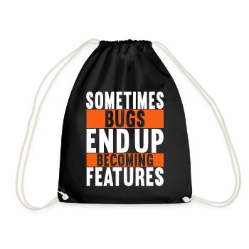 Programmeur Informaticien - Sac de sport léger - noir - Devant