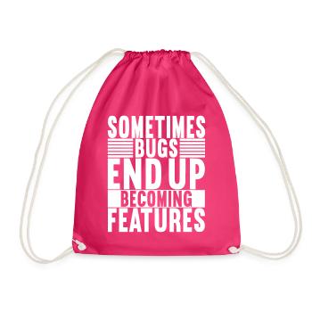 Programmierer Informatiker - Turnbeutel - Fuchsia - Vorne