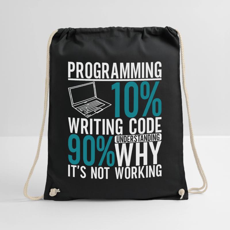 Programmer Computer Scientist Drawstring Bag