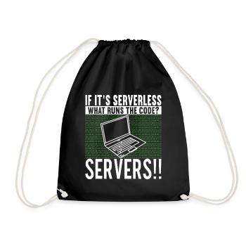 Programmer Computer Scientist - Drawstring Bag - black - Front