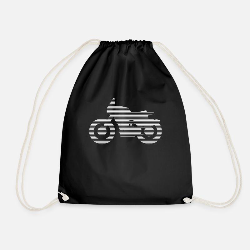 Motorrad - Turnbeutel - Schwarz