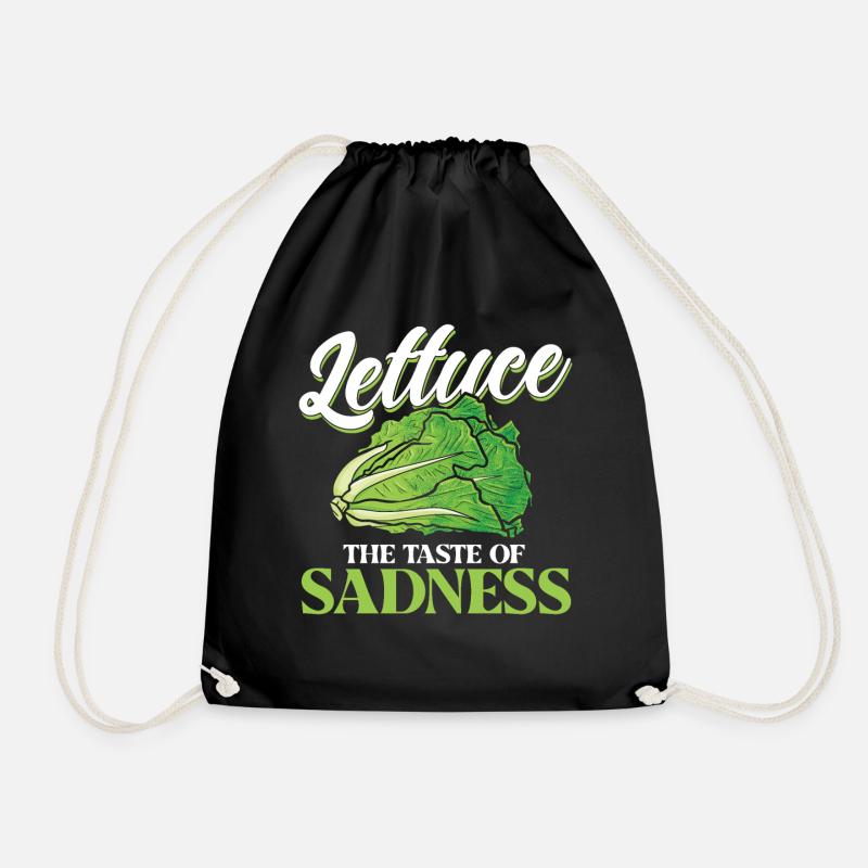 Lettuce The Taste Of Sadness - Turnbeutel - Schwarz