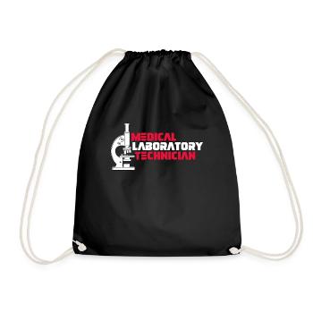 Technicien de laboratoire Scientifique de laboratoire médical - Sac de sport léger - noir - Devant