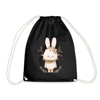Easter - Drawstring Bag - black - Front