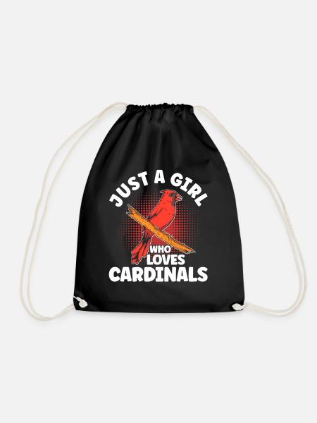 Just A Girl Who Loves Cardinals - Turnbeutel - Schwarz