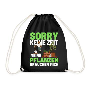 Gärtner Opa Garten Vater Gartenarbeit - Turnbeutel - Schwarz - Vorne