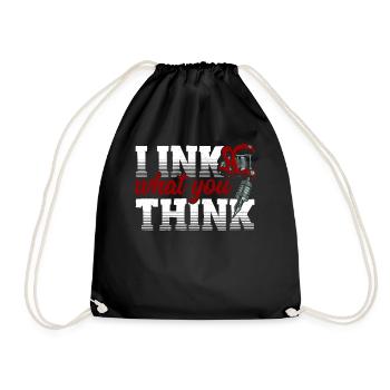 I Ink What You Think Tattoo Artist - Drawstring Bag - black - Front