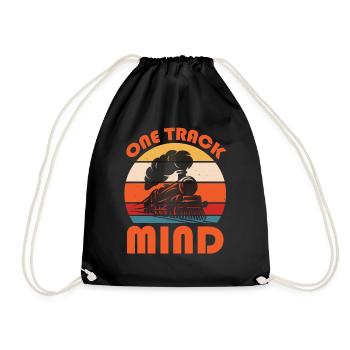 Slogan du train - One Track Mind - Sac de sport léger - noir - Devant