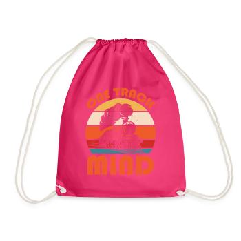 Slogan du train - One Track Mind - Sac de sport léger - fuchsia - Devant