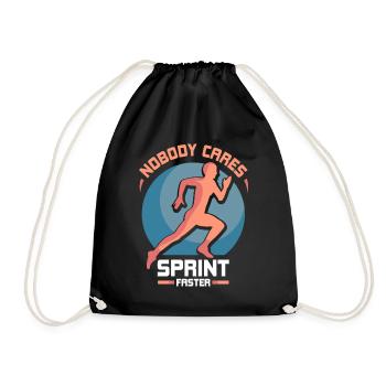 Personne ne s’en soucie Sprint sprint plus rapide - Sac de sport léger - noir - Devant