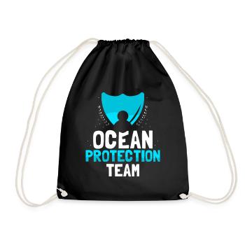 Equipe Protection Marine Protection Océan Lac de Mer - Sac de sport léger - noir - Devant