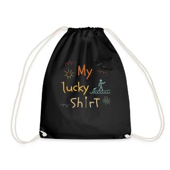 SUP paddleboarding Stand Up Paddle Stand-Up Paddler - Drawstring Bag - black - Front