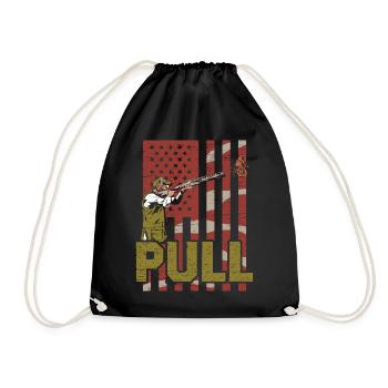 Clay Pigeon Shooting & Funny Sport Shooter Clay Pigeons - Sac de sport léger - noir - Devant