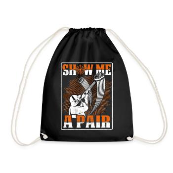 Clay Pigeon Shooting & Funny Sport Shooter Clay Pigeons - Sac de sport léger - noir - Devant