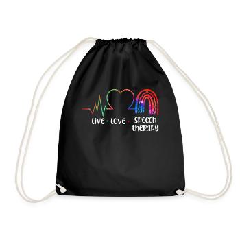 Assistant orthophoniste - Sac de sport léger - noir - Devant