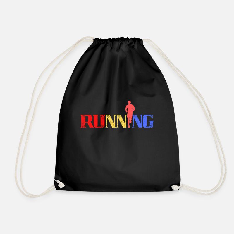 Running lovers jogging exercises - Sac de sport léger - noir