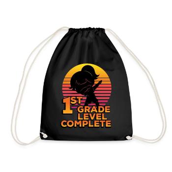 1ère classe Niveau Silhouette complète point fin - Sac de sport léger - noir - Devant