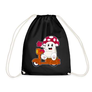 Pilz Scooter - Drawstring Bag - black - Front