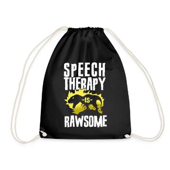 Assistant orthophoniste - Sac de sport léger - noir - Devant