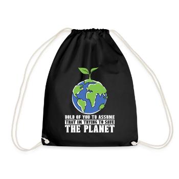 Réchauffement climatique Oser de votre part d’assumer l’environnement - Sac de sport léger - noir - Devant