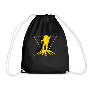 Alpinisme - Sac de sport léger - noir - Devant