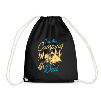 Je suis le Camping Papa Camp Campen Camper - Sac de sport léger - noir - Devant