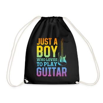 Just A Boy Who Loves To Playing Guitar - Electric Gui - Sac de sport léger - noir - Devant