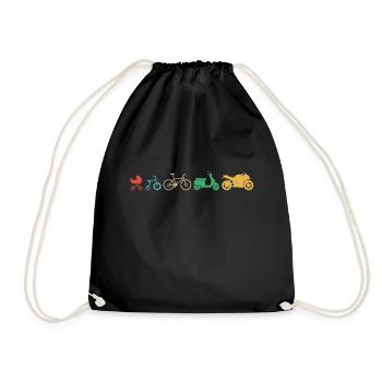 Moto Chopper Enduro Motocross Motard Moto - Sac de sport léger - noir - Devant