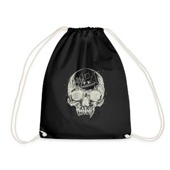 Fantasy Space Desert Skull Cosmic Esotericism - Sac de sport léger - noir - Devant
