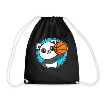 Kinder Basketball Pana - Turnbeutel - Schwarz - Vorne