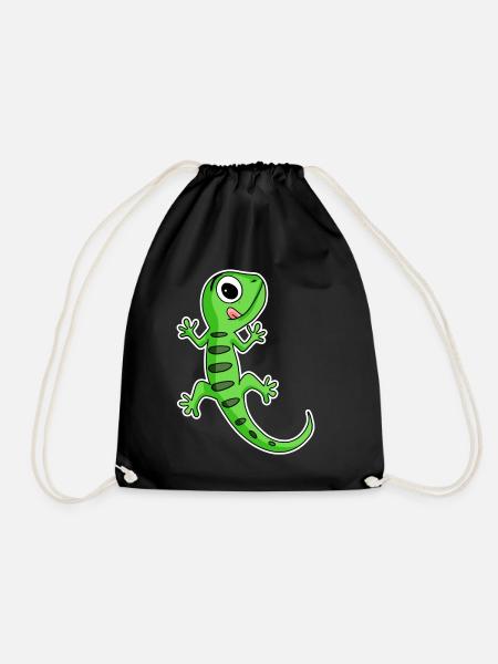 Lézard Gecko - Sac de sport léger - noir