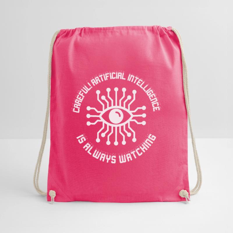 Artificial Intelligence Programming Machine Coding Drawstring Bag