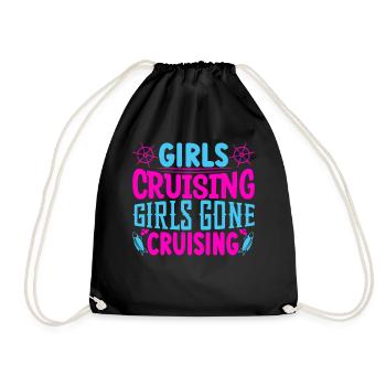 Femmes en vacances en croisière - Sac de sport léger - noir - Devant