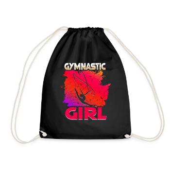 Gymnastique Filles Gymnastique Acrobatie - Sac de sport léger - noir - Devant