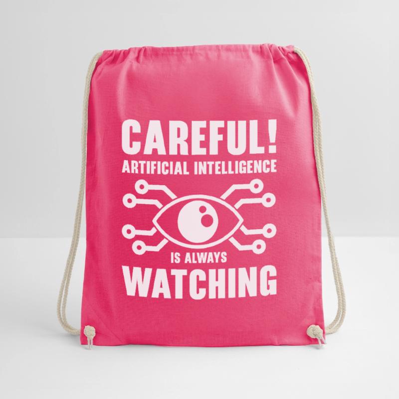 Artificial Intelligence Programming Machine Coding Drawstring Bag
